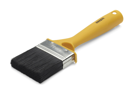 Anza Rak Fasadborste 75mm - Basic för enkla uppgifter med praktisk hinkhållare | Färg & Tillbehör - Målningsverktyg - Penslar | GameStuff