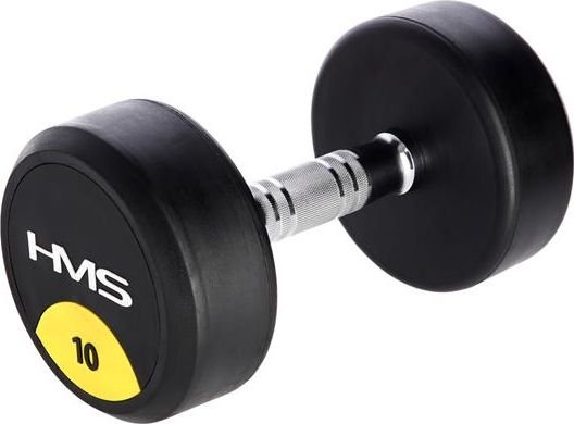 Hms Rubberized Dumbbell Hg Pro 10Kg (17-66-153)