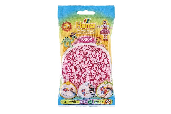 Hama Midiperlen 1000 Stück Pastellrosa - Nr. 207-95
