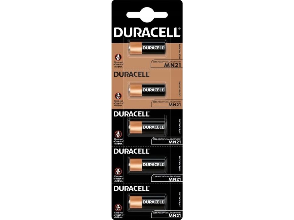 Duracell Duracell Battery Mn21 23A/For Remote Controls/5Pcs