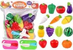 Obst Und Gemüse Auf Klettverschluss Mit Schale Und Messer In Tasche 105048