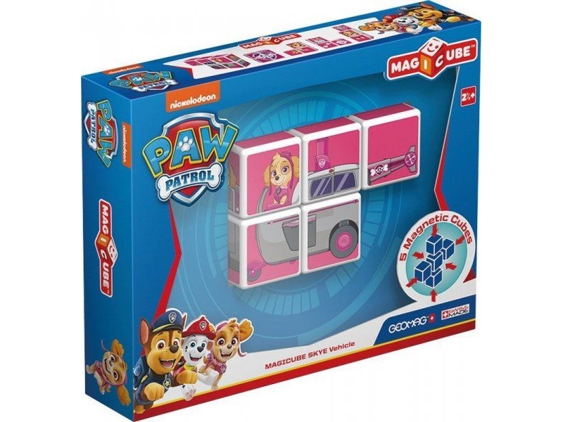 Geomag Magicube Paw Patrol Skye Fahrzeug Geo-081