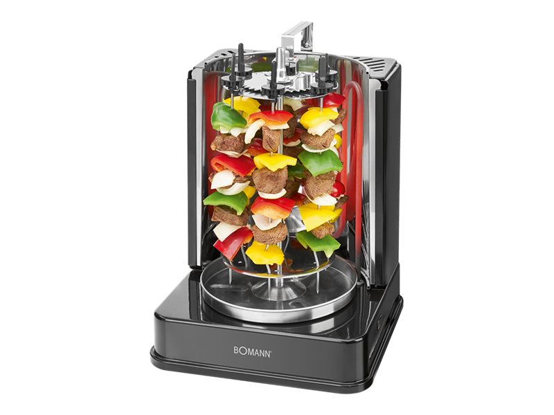 Bomann DVG 3006 CB - Vågrätt rotisseri - 1.4 kW | Trädgården - Grillar - Elgrillar | GameStuff