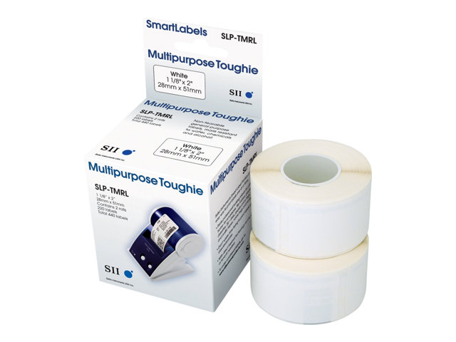 Seiko Instruments - Rulle (2,8 Cm X 11,6 M) 1 Rulle Etiketter - For Smart Label Printer 120, 220, Ez30, Pro