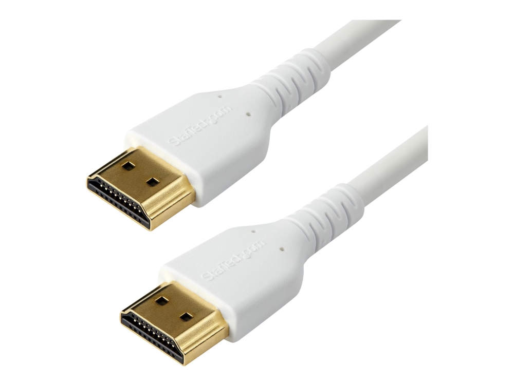 Startech.Com 1M Premium Certified Hdmi 2.0 Cable With Ethernet, Durable High Speed Uhd 4K 60Hz Hdr 10, 3Ft Rugged M/M Hdmi Cord With Aramid Fiber, Tp