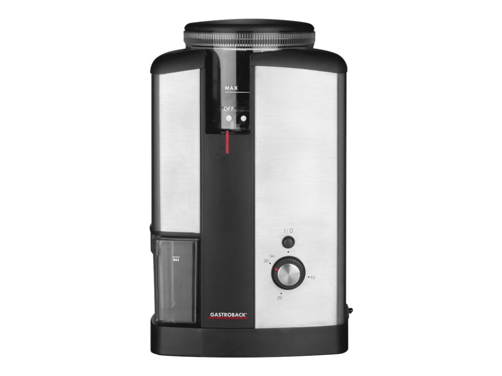 Gastroback Design Coffee Grinder Advanced - Kaffekvarn - 165 W - svart / rostfritt stål | Köksapparater - Kaffe - Kaffekvarnar | GameStuff