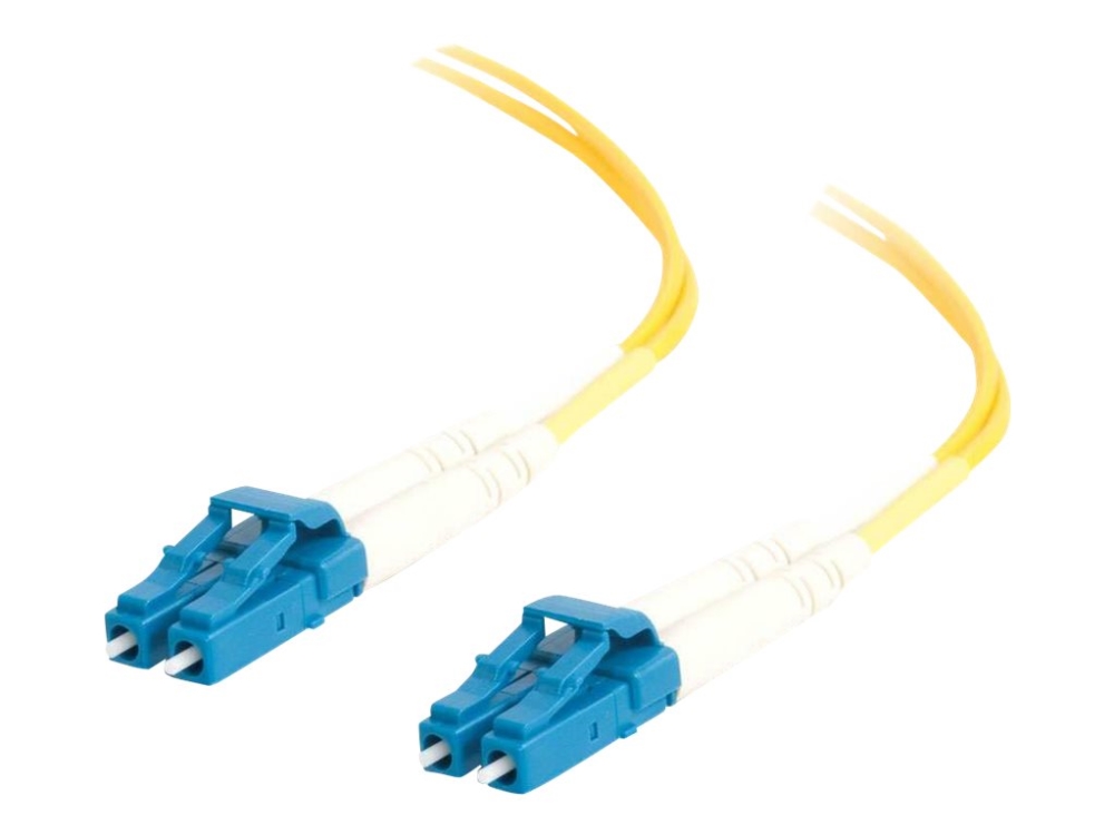 C2g Lc-Lc 9/125 Os1 Duplex Singlemode Pvc Fiber Optic Cable (Lszh) - Patchkabel - Lc Enkelttilstand (Han) Til Lc Enkelttilstand (Han) - 1 M - 1 M. -