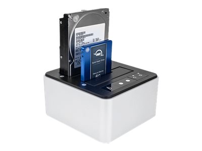 OWC Drive Dock - HDD dockingstation - båse: 2 - 2,5 / 3,5 delt - SATA 6Gb/s - RAID RAID 0 - USB-C, Thunderbolt 3