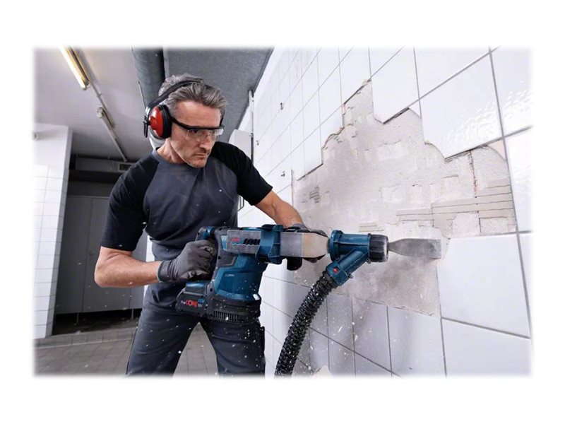Bosch Professional GBH Borehammer - SDS Plus, 18V-34 CF Batteridrevet, 500 RPM, 5,9 kg med Batteri og Lader