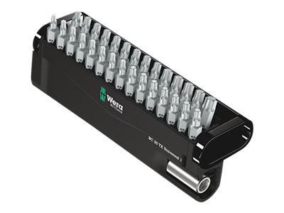 Wera 05057908001, 30 Stück(E), Torx, Edelstahl, 1 X 899/4/1 K, 1/4"X50 3 X Tx 10X25 5 X Tx 15X25 8 X Tx 20X25 7 X Tx 25X25 4 X Tx 30X25 2 X Tx 40X25,