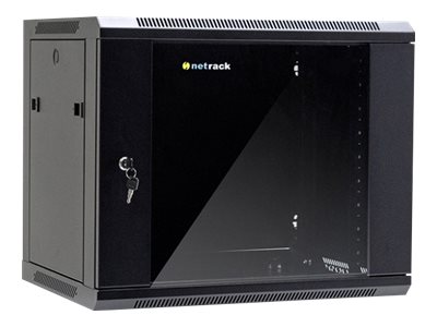 Netrack - Rack-Schrank - Wandmontierbar - Schwarz - 9U - 19"