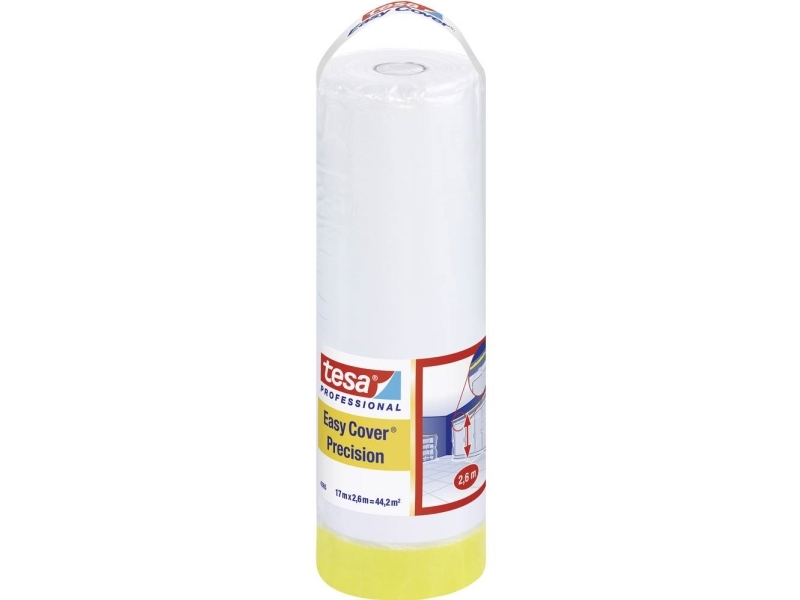 Tesa 04365-00003-01 Abdeckfolie Tesa Easy Cover Transparent (L X B) 17 M X 2,6 M 1 St