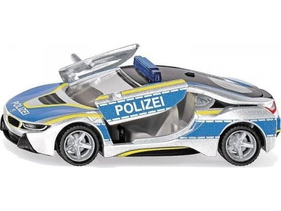 Siku Bmw I8 Police, Modell Polizeiwagen, Vormontiert, 1:50, Bmw I8, Beide Geschlechter, Metall, Kunststoff
