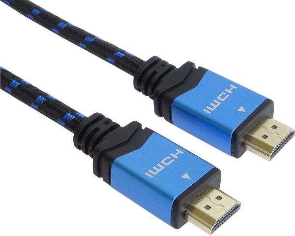 Premiumcord Ultra Hdtv 4K@60Hz Cable Hdmi 2.0B Metal+Gold-Plated Connectors 1M Cotton Jacket