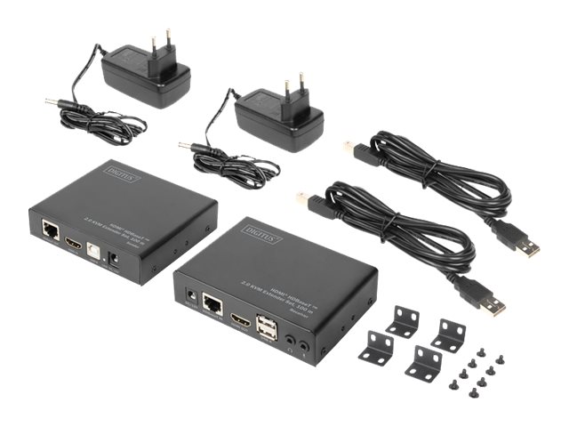 Hdmi Hdbaset Kvm Extender Set Accs Hdbaset 2.0 4K/60Hz 6X Usb