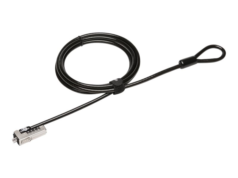 Kensington Slim Nanosaver Ultra Kombinationsschloss, 1,8 M, Kensington, Zahlenschloss, Schwarz, Metallisch