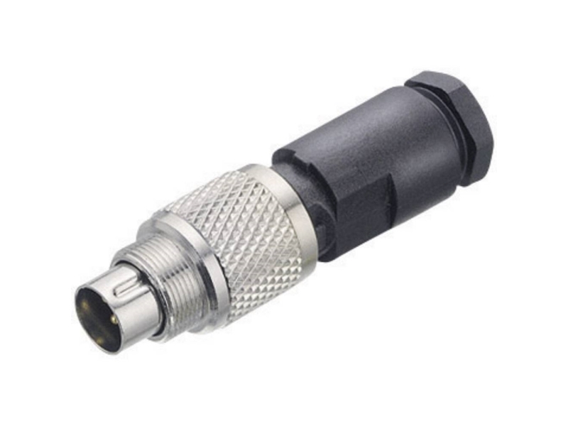 binder 99-0413-00-05 Rundstik Stik, lige Samlet poltal: 5 Serie (rundstikforbindelse): 712 1 stk