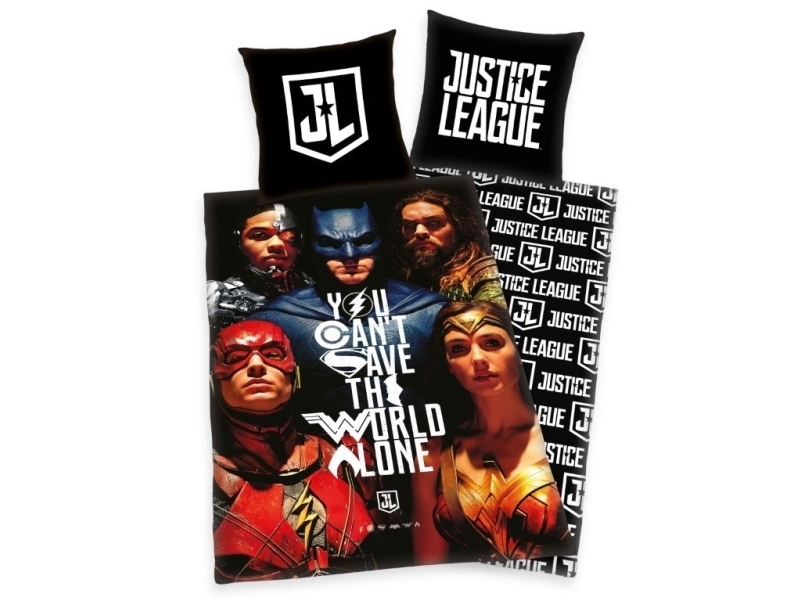 Billede af Justice League Sengetøj - 100 Procent Bomuld