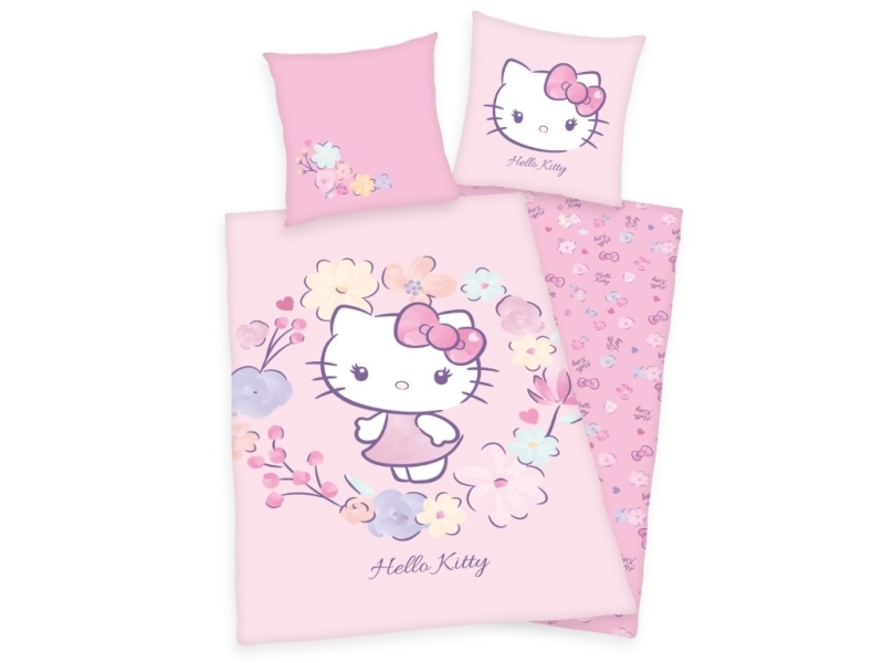Billede af Hello Kitty Sengetøj - 100 Procent Bomuld