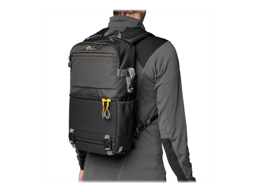 Lowepro SlingShot SL 250 AW III - Rygsæk til kamera/objektiv/drone/tablet/trefod/hovedtelefoner/tilbehør - PU-belagt stof - sort - 13