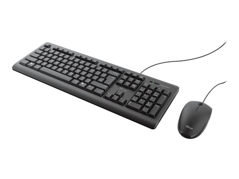 Trust Tkm-250 Wired Keyboard And Mouse Set Usb