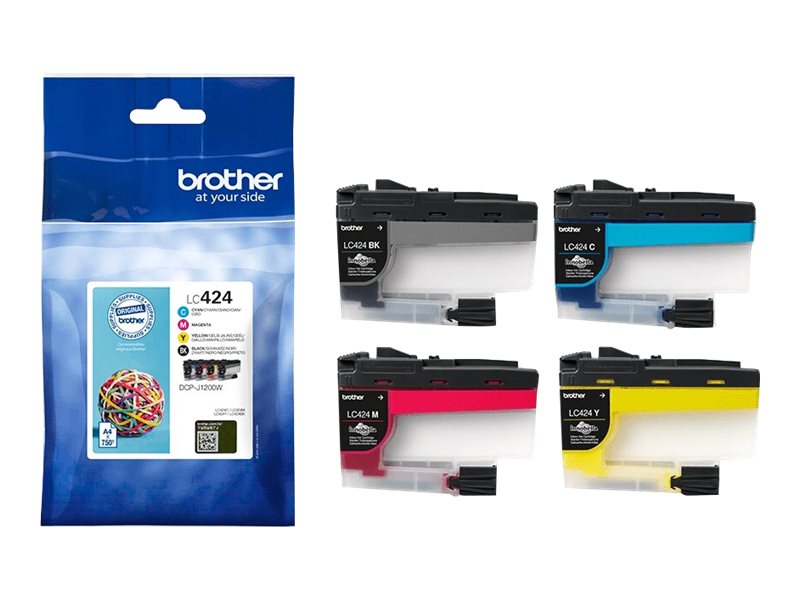 Brother - 4-pack - svart, gul, cyan, magenta - original - bläckpatron | Skrivare - Bläck, toner & förbrukningsvaror - Bläck | GameStuff