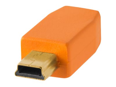 Tether Tools Tetherpro - Usb-Kabel - Usb (Han) Til Mini-Usb Type B (Han) - Usb 2.0 - 4.6 M - Høj Synligheds-Orange