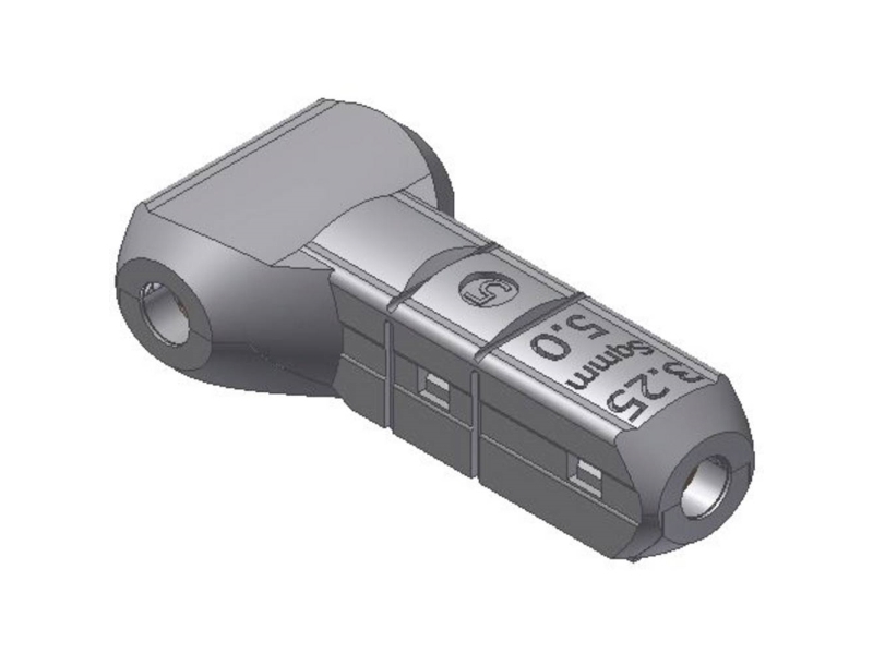 Donau Elektronik HA50 HA50 Forgreningsstik fleksibel: 3.25-5.00 mm² stift: 3.25-5.00 mm² 1 stk