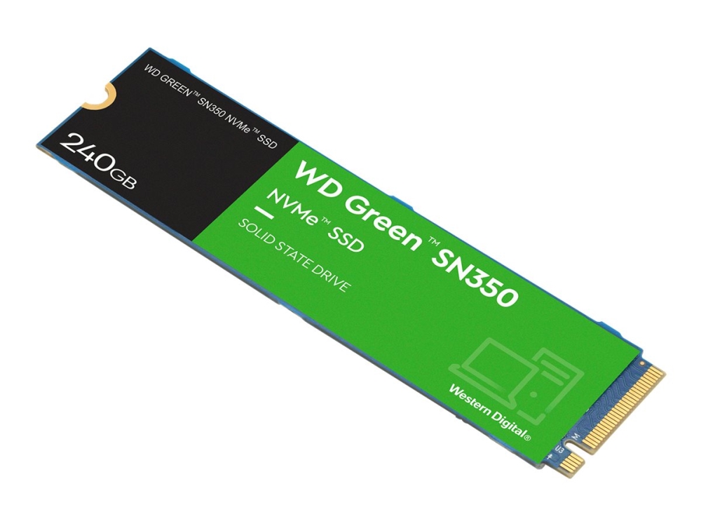 Wd Green Sn350 Nvme Ssd Wds240g2g0c Ssd 240 Gb Inbyggd M.2 2280 Pcie 3.0 X4 Nvme