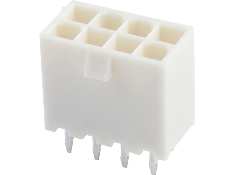 Molex Indbygningsbøsningsliste (standard) Samlet antal poler 8 Rastermål: 4.2 mm 39288080 1 stk Bag