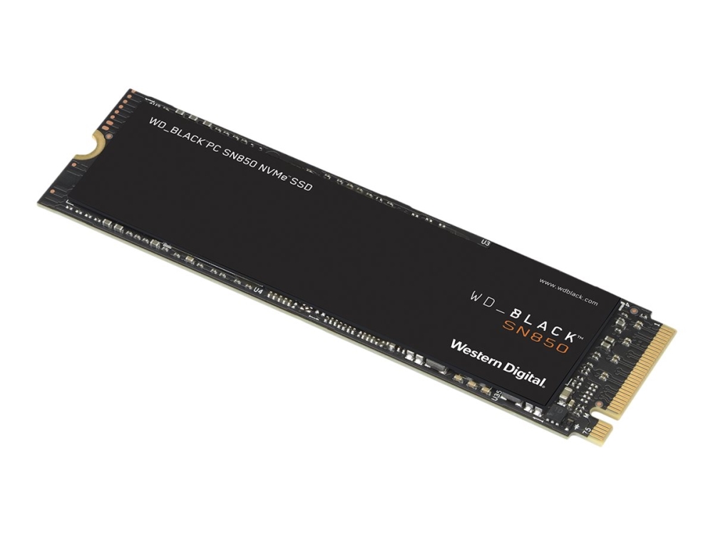 WD Black SN850 NVMe SSD WDBAPZ5000BNC - Solid state drive - 500GB - inbyggd - M.2 2280 - PCI Express 4.0 x4 (NVMe) - integrerad kylfläns | Datorkomponenter - Hårddisk & Lagring - SSD | GameStuff
