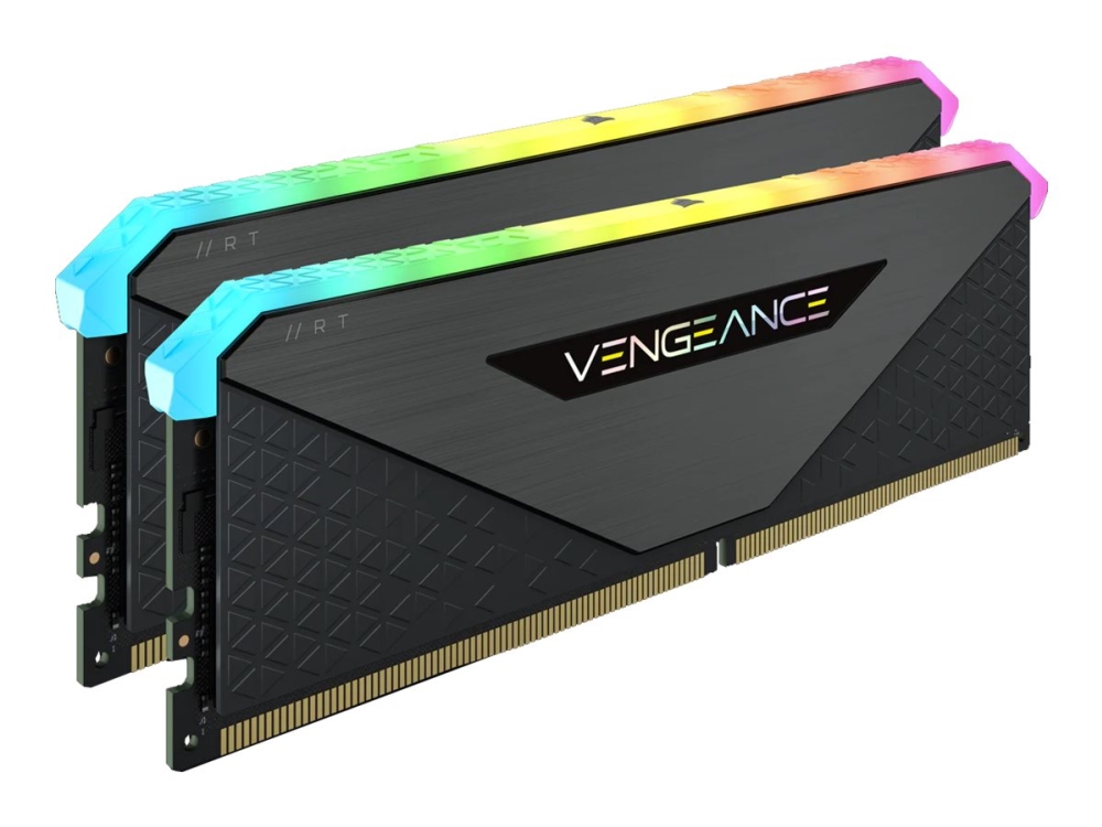 Corsair Vengeance Rgb Cmn16gx4m2z3200c16, 16 Gb, 2 X 8 Gb, Ddr4, 3200 Mhz, 288-Pin Dimm, Schwarz