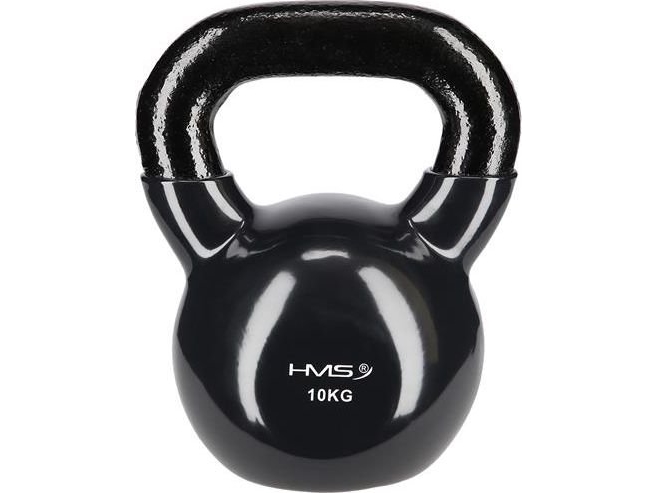Vinyl Kettlebell 10 Kg Sorte Hms Knv10