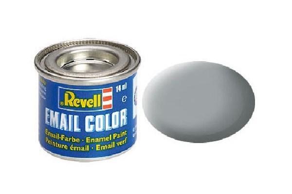 Emaille 14 Ml. Hellgrau Matt Usaf