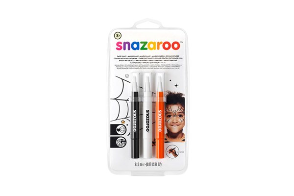 Make-Up Farbe Pinsel Farbe 3Pcs Schwarz / Weiß / Orange