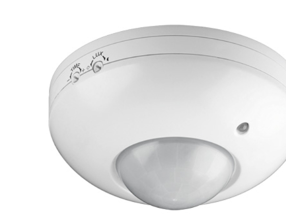 Goobay Infraröd rörelsedetektor för takmontering, 360°-detektion, 6 m räckvidd, för inomhusbruk (IP20), LED-anpassad