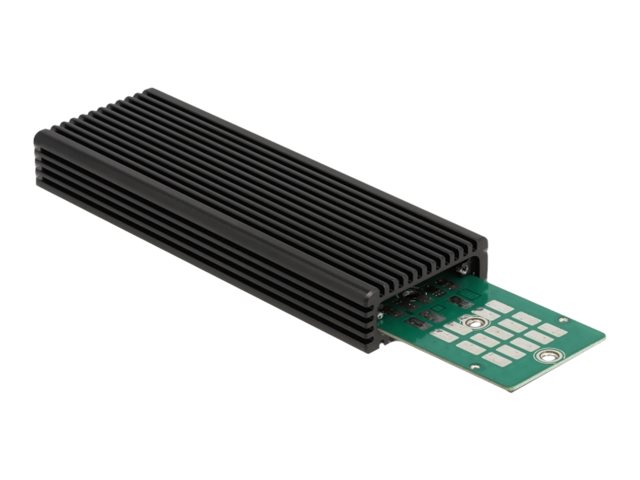Delock 42004 M.2-Ssd-Gehäuse Nvme Pcie Oder Sata, Usb Type-C 10 Gbit/S, Schwarz