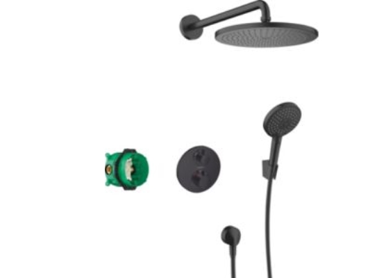 Hansgrohe Croma 280 Unterputzset, Mattschwarz