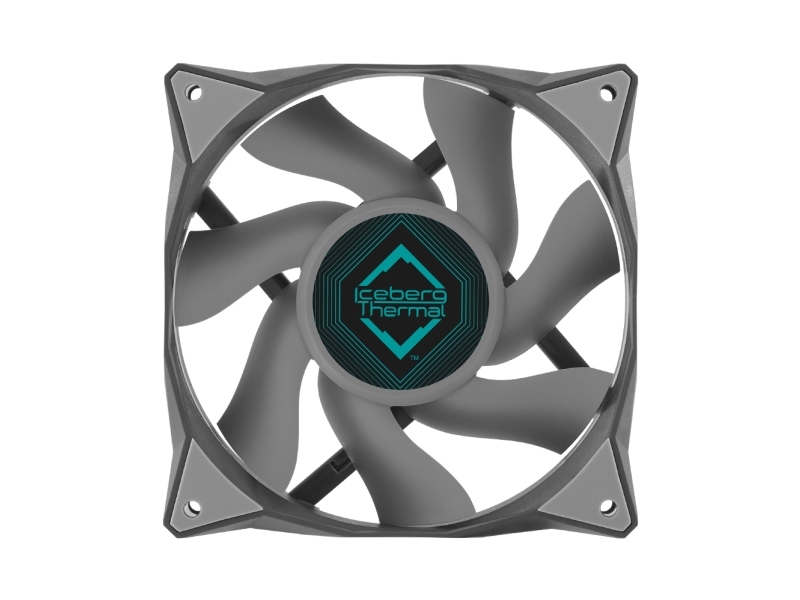 Iceberg Thermal Icegale, Ventilator, 12 Cm, 500 U/Min, 1850 U/Min, 35 Db, 76 Kubikfuß/Min.