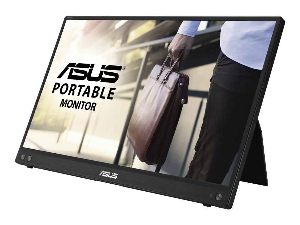 Asus Zenscreen Mb16acv - Led-Skærm - 15.6" - Bærbar - 1920 X 1080 Full Hd (1080P) @ 60 Hz - Ips - 250 Cd/M² - 800:1 - 5 Ms - Usb-C