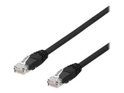 Deltaco - Patchkabel - Rj-45 (Han) Bis Rj-45 (Han) - 5 M - Utp - Cat 6 - Halogenfri - Sort