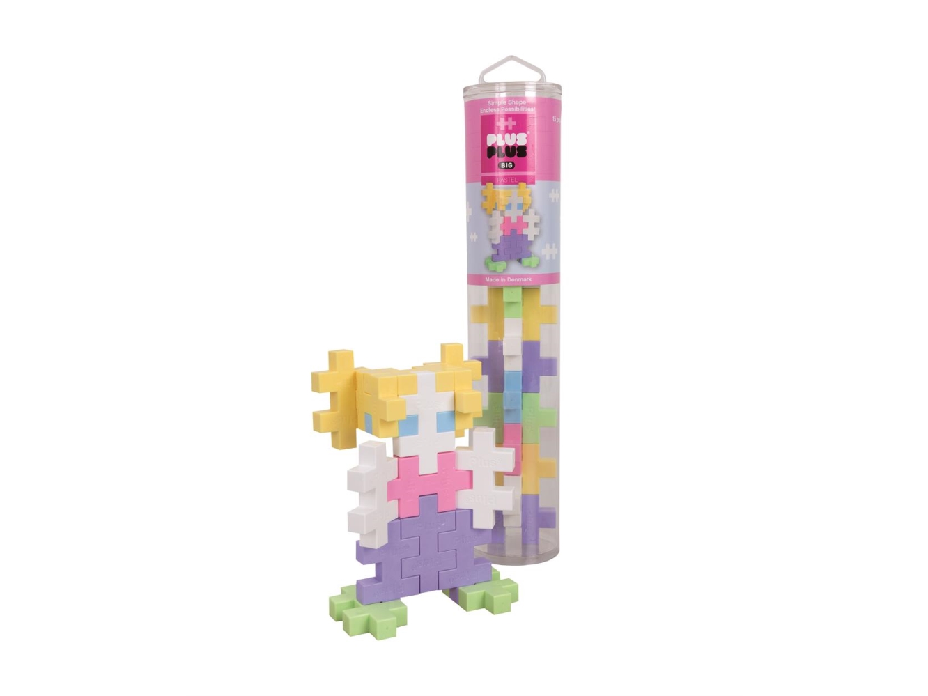Plus-Plus Big Pastel / 15Pcs Tube