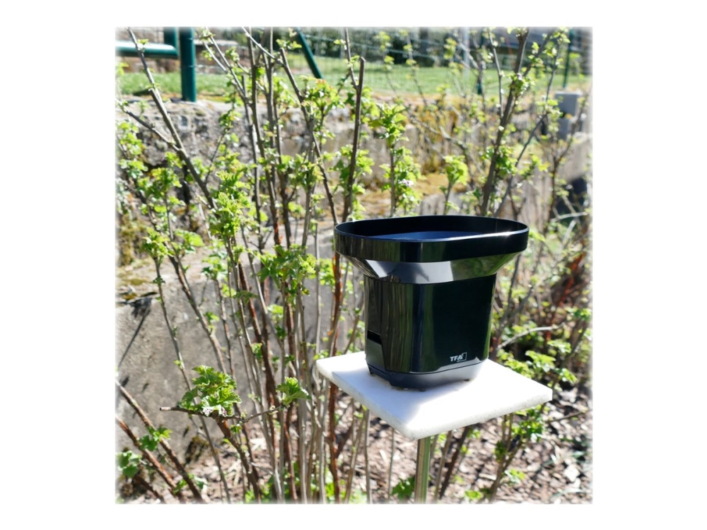 TFA DROP - Väderstation - svart | Trädgården - Trädgårdstillbehör - Regnmätare | GameStuff