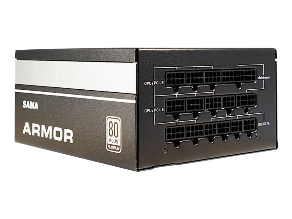 Inter-Tech Sama Ftx-1200-A Armor - Strømforsyning (Intern) - Atx12v 2.4 - 80 Plus Platinum - Ac 110/240 V - 1200 Watt - Aktiv Pfc