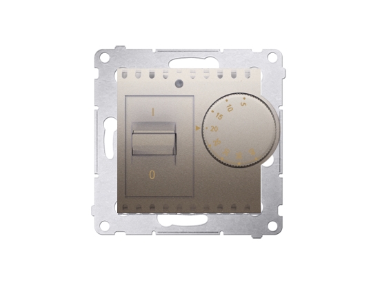 Contact-Simon DRT10W.02/44, Plast, Guld, IP20, 230 V, 75 mm, 55 mm | Ljuskällor - Dimmer & dimmer & dimmerutrustning | GameStuff