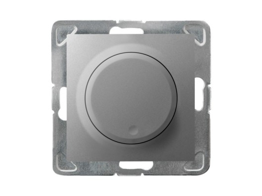 Ospel LP-8Y/m/18, Dimmer og bryter, Sølv, IP20, 230 V, 71 mm, 43 mm