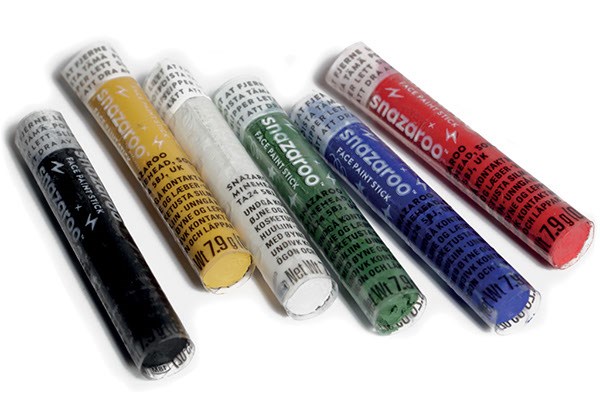 Färgpennor för smink 6 st. standardfärger | Skola & Hobby - Konsthantverk - Handgjorda produkter | GameStuff