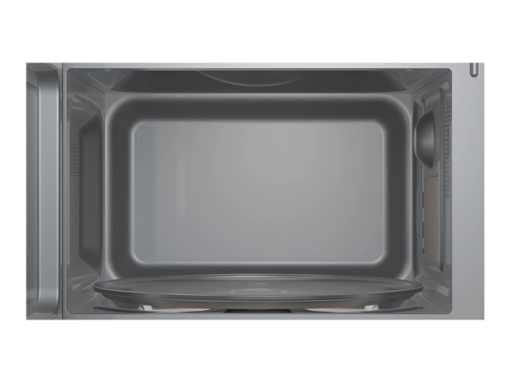 Siemens iQ300 BF523LMB3, Kiinteä, Solo-mikroaaltouuni, 20 L, 800 W, Rotaatio, Kosketus, Musta, Ruostumaton teräs