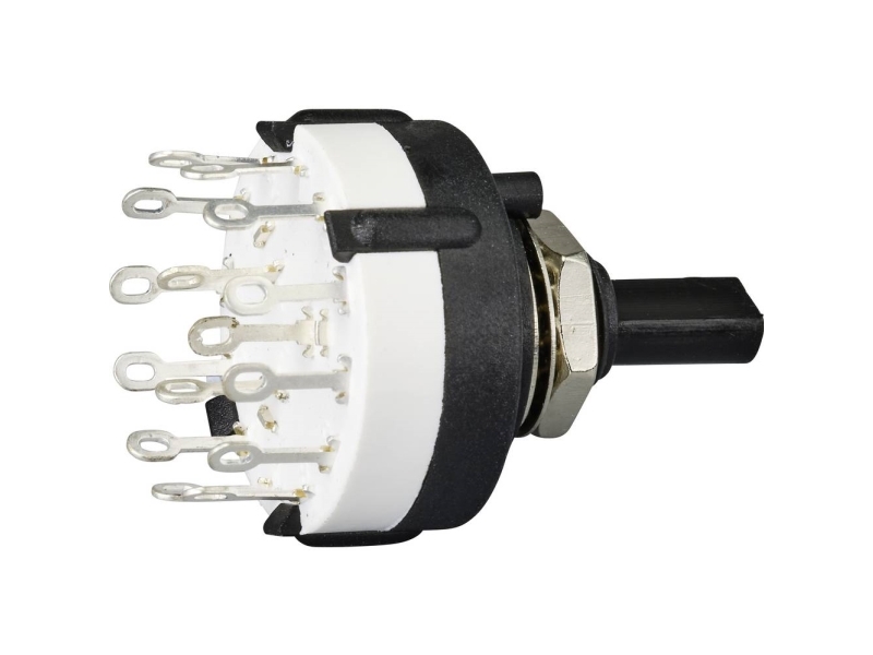 Tru Components Sr26a-3X4-F20 Drejekontakt 250 V 150 Ma 12 X 30 ° 1 Stk