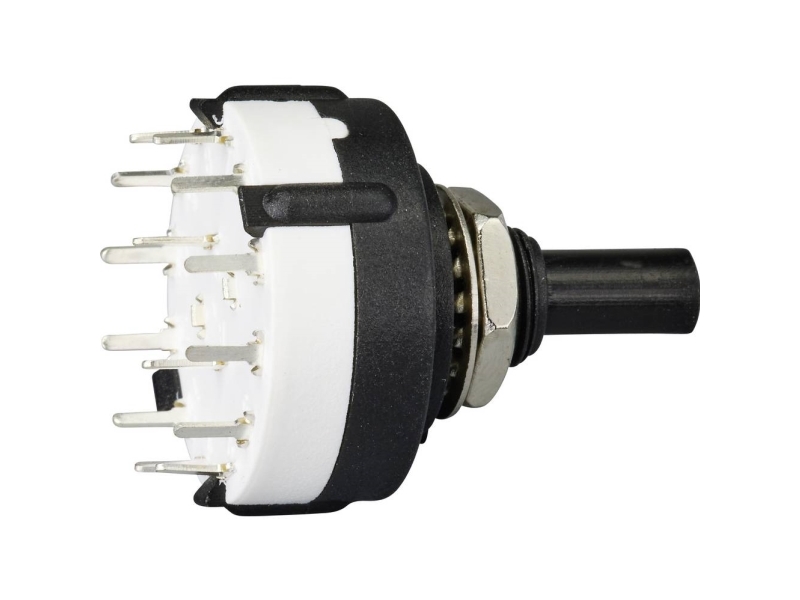TRU COMPONENTS vridkontakt SR26B4-2X6-7-20 250 V 150 mA 12 x 30° 1 st
